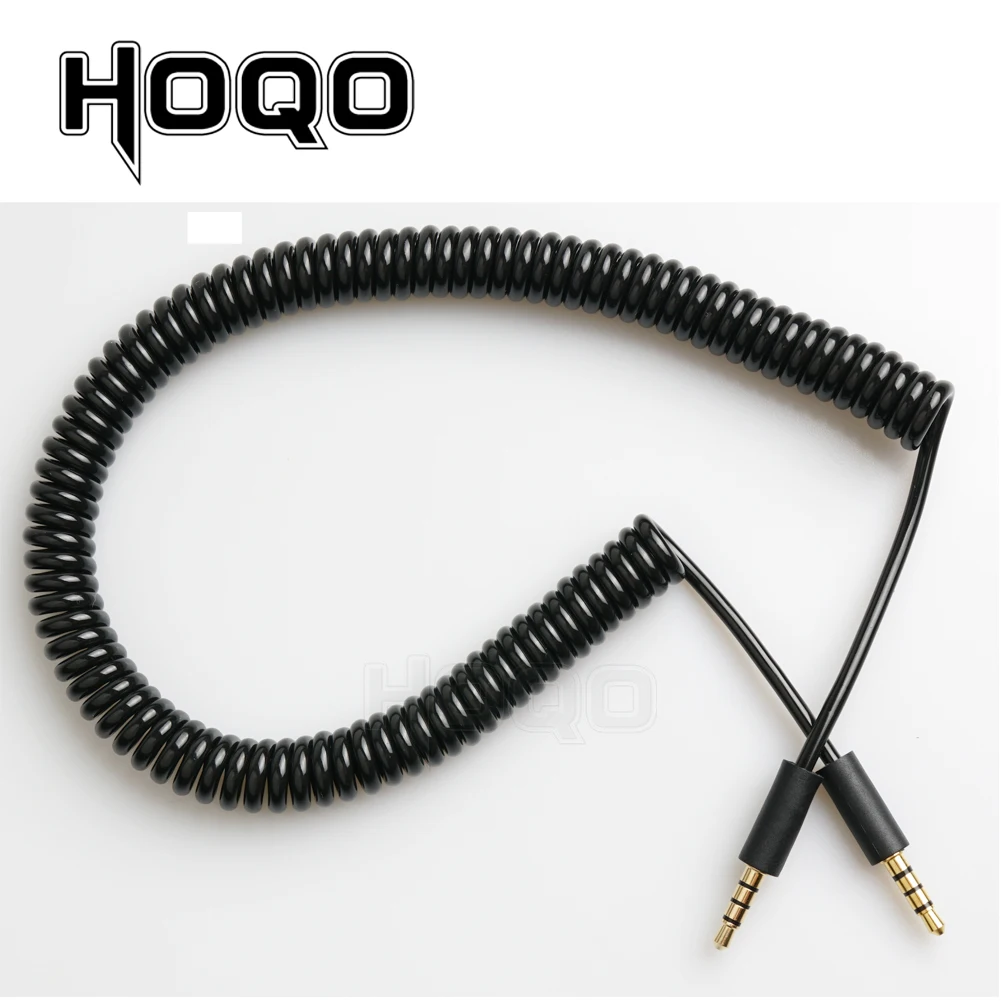 Спиральный пружинный кабель 1/8 TRRS до 3 5 мм для RODE Sc7 от VIDEOMIC GO Video Micro-type Mics |