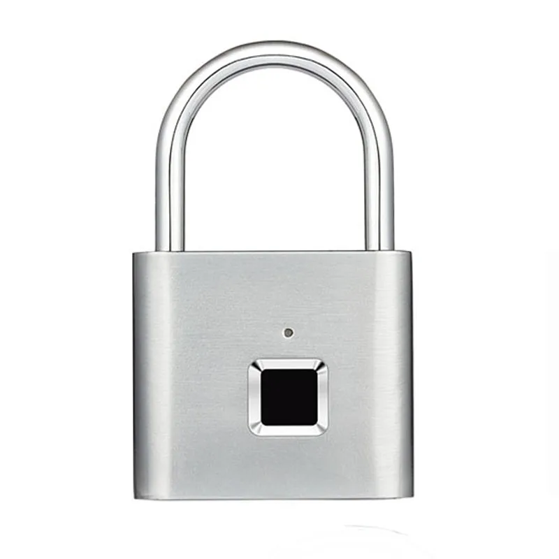 

Fingerprint Lock Smart Padlock Thumbprint Door Padlocks Portable Anti-Theft Fingerprint Lock for Bag Drawer Suitcase