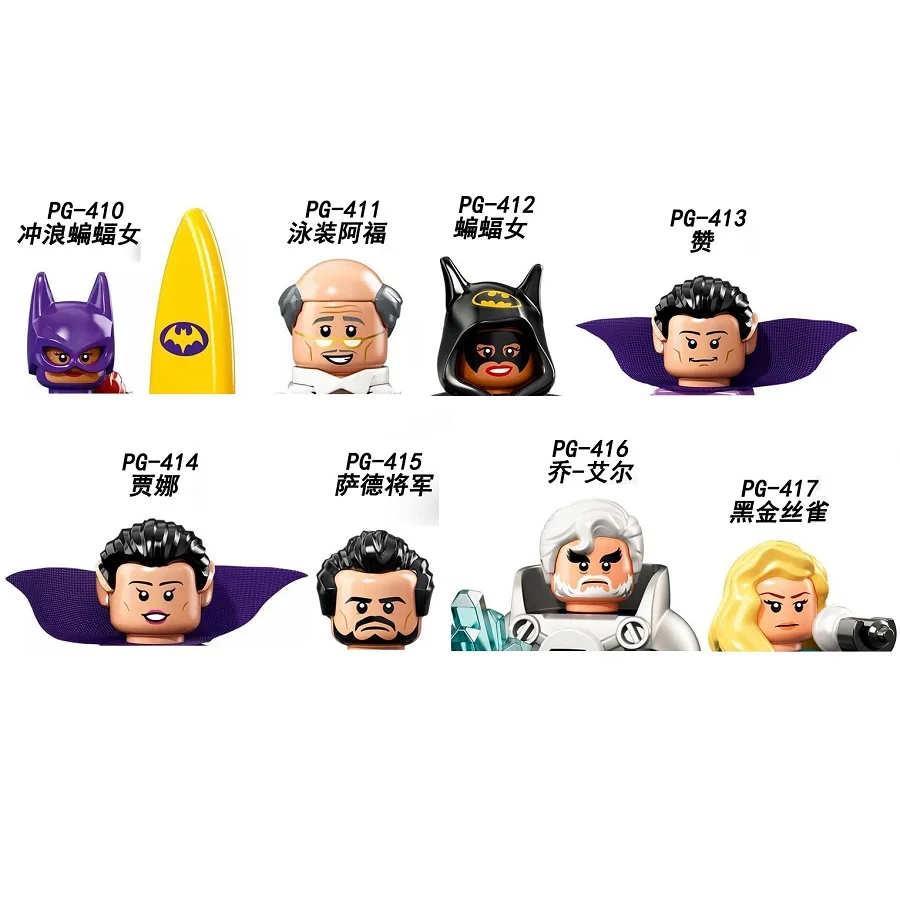 Wonder Twins GeneralZod купальник Альфреда Pennyworth Jor El To Sing Black Zan Canary Jayna Block мини фигурка