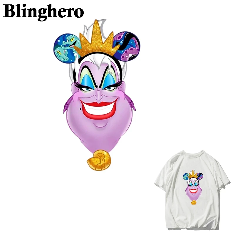 

CA1169 Blinghero Octopus Heat Transfers Iron-On Transfers Vinyl Ironing Stickers Costumes Thermal Patches Kids Pacth