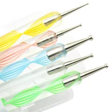 Напрямую от производителя 5 набор маникюра двуглавый бриллиант ручка gou hua bi двуглавый бриллиант ручка принадлежности для маникюра