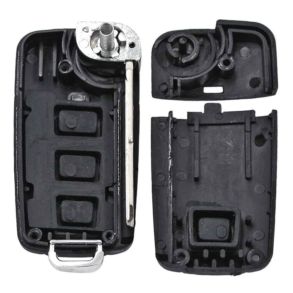 3+1 buttons for KIA Cerato Forte Spectra Optima Folding Remote Key Keyless Entry Housing Case Fob key case car key shell car remote key car key key shell