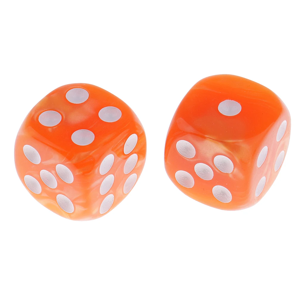 10 Pieces Plastic 6-sided Digital Dice D6 for Party Bar Table Game Accessory Gaming Dice Birthday Parties Board Game