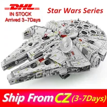 Lepinblocks 05132 05007 05063 05027 Звездные войны строительные блоки тысячелетия», «The Force Awakens» Тысячелетнего Сокола, совместимый 75105 75192 детские игрушки