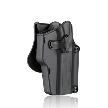 

Amomax Adjustable Universal Tactical Holster - Right-Handed Black (Standard Only With Waist Plate, No Other Accessories)
