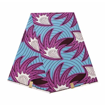 

New 6 yards African print wax fabric for party dress sewing fabric 100% polyester African wax fabric WD-84