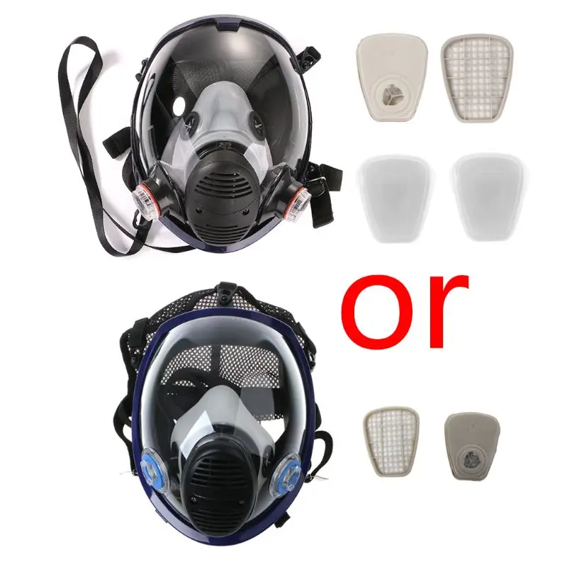 

Facepiece Respirator Kit Full Face Gas Mask For Painting Spray Pesticide Chemical Fire Protection B36A