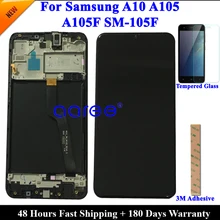 Супер AMOMLED ЖК-дисплей для samsung A10 A105 ЖК-дисплей для samsung M10 M105F ЖК-экран сенсорный дигитайзер сборка
