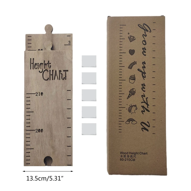 

Wooden Wall Hanging Baby Height Measure Ruler Wall Sticker Child Growth Chart 91AD