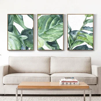 

Abstract Girl Green Tree Succulents Plant Wall Art Canvas Painting Nordic Posters And Prints Wall Pictures For Living Room Decor