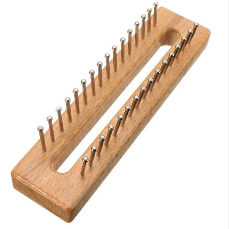 

Handmade Wooden Weaving Creative Knit Hobby Knitting Loom Needle Hook 1 Set Tool