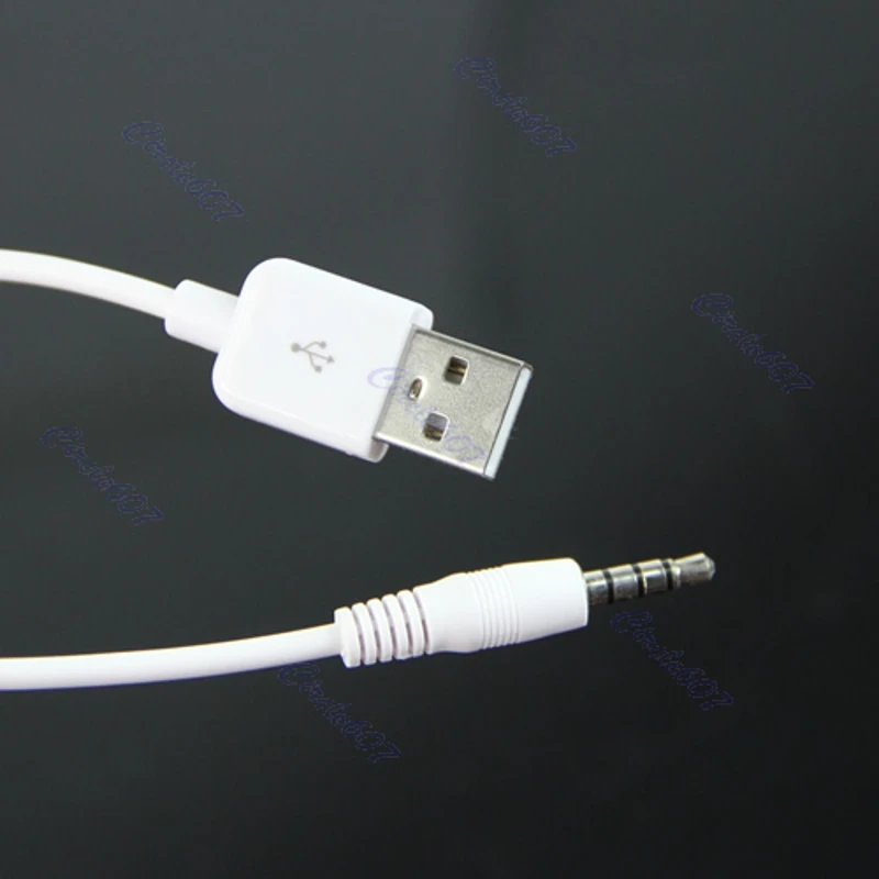 

USB 3.5mm Data Sync Charging Cable Adapter for Apple iPod Shuffle 2nd Q81E