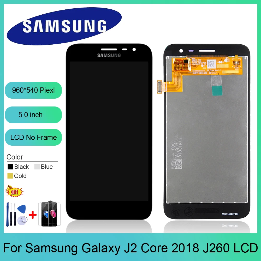 

5.0'' J260 LCD For Samsung Galaxy J2 Core 2018 J260 J260M/DS J260F/DS J260G/DS Display Touch Screen Digitizer Assembly 100% Test