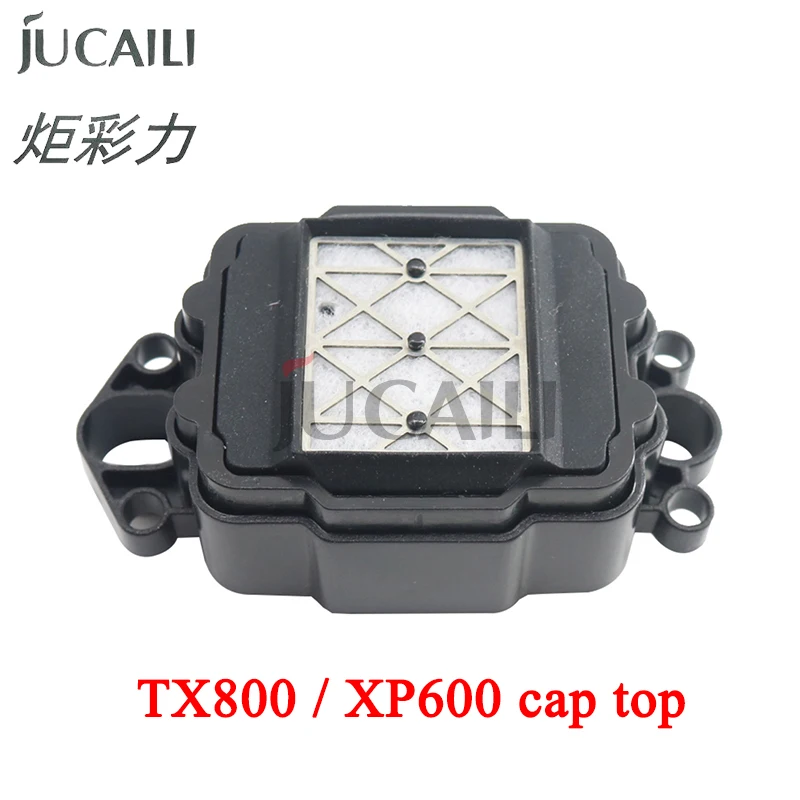

Jucaili 2PCS XP600 Cap top For Epson XP600 Capping Station for epson XP600 TX800 TX810 TX820 DX8 DX10 Printhead F192040 head