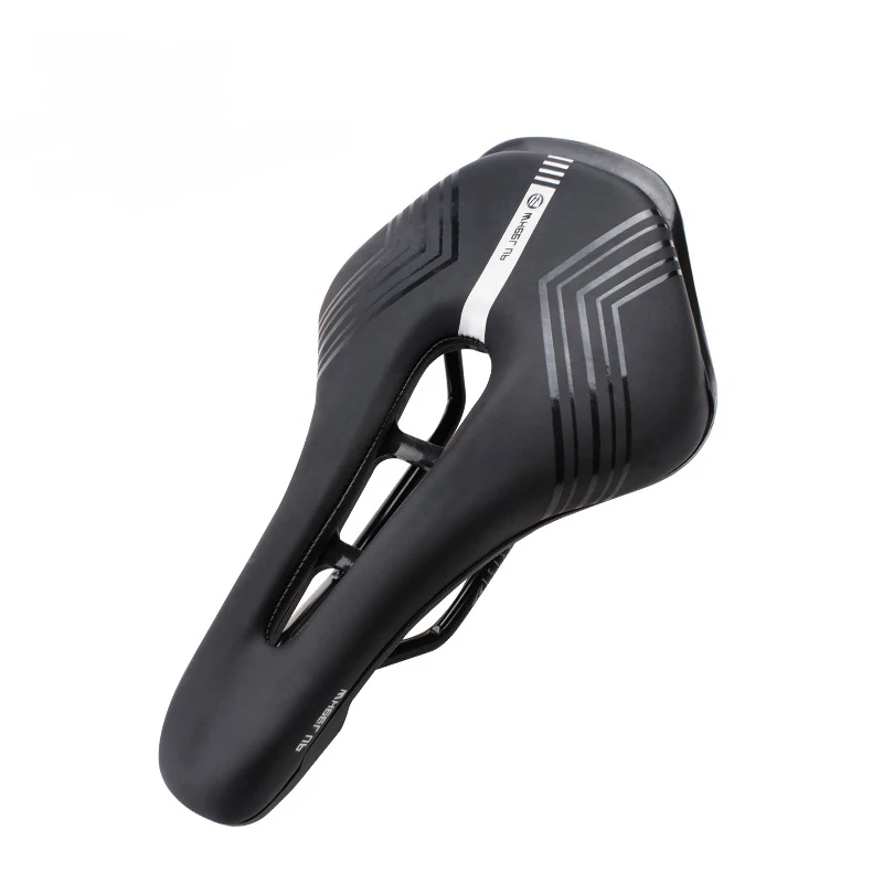 

Comfortable Bike Saddle, PVC Leather Ergonomic Seat With Waterproof PU for Mountain MTB Road Bike Cycling Bicycle Accessories
