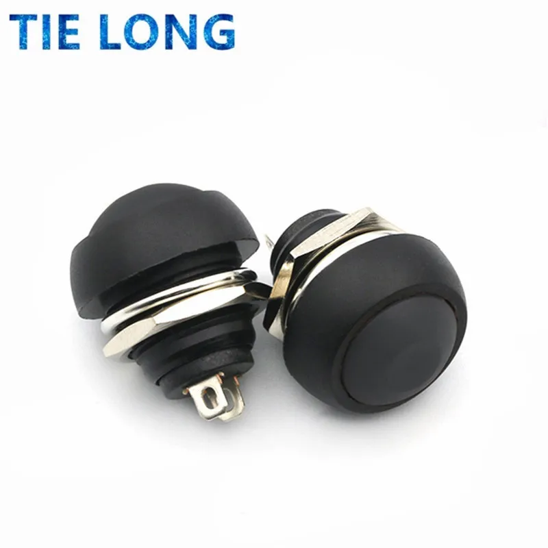 12mm Waterproof Momentary ON/OFF Push Button Mini Round Switch 1A 250V power switch tactile push button switch