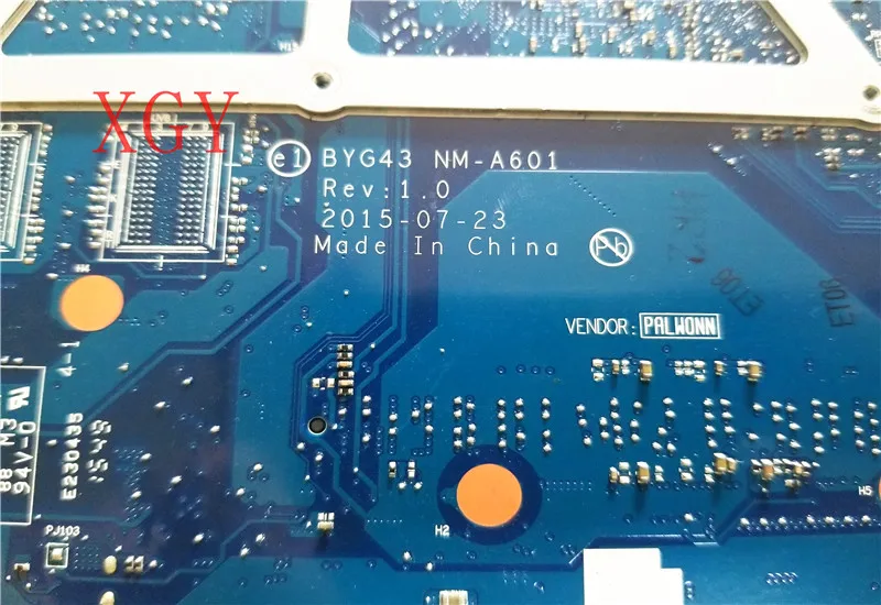 BYG43 NM-A601 PARA Для lenovo Yoga 700-14isk материнская плата для ноутбука COM SR2EY cpu Teste ok
