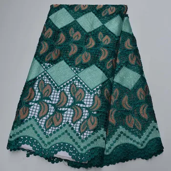 

High Quality 2020 African Swiss Voile Lace Fabric French Beautiful Guipure With Stones Embroidered Lace Materials In Switzerland