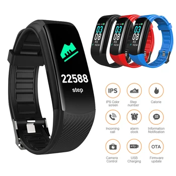 

C3 Plus smart bracelet sport/heart rate/alarm clock waterproof multifunction Bluetooth IP68 waterproof watch wristband sensor