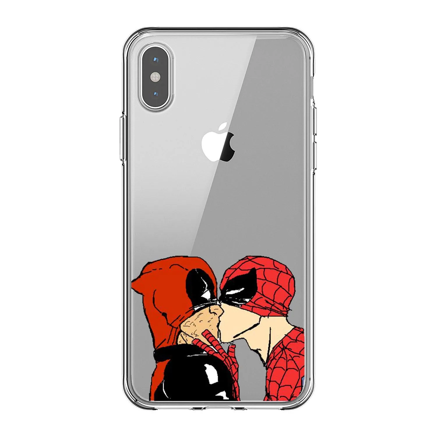Супер крутой Забавный Милый Мягкий Силиконовый ТПУ чехол Marvel Deadpool для iphone X10 XR XS MAX