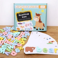 

Macaron Spelling Word Game Wooden Children's 26 English Letters Early Education Cognitive Spelling Practice Jigsaw Puzzle Toys
