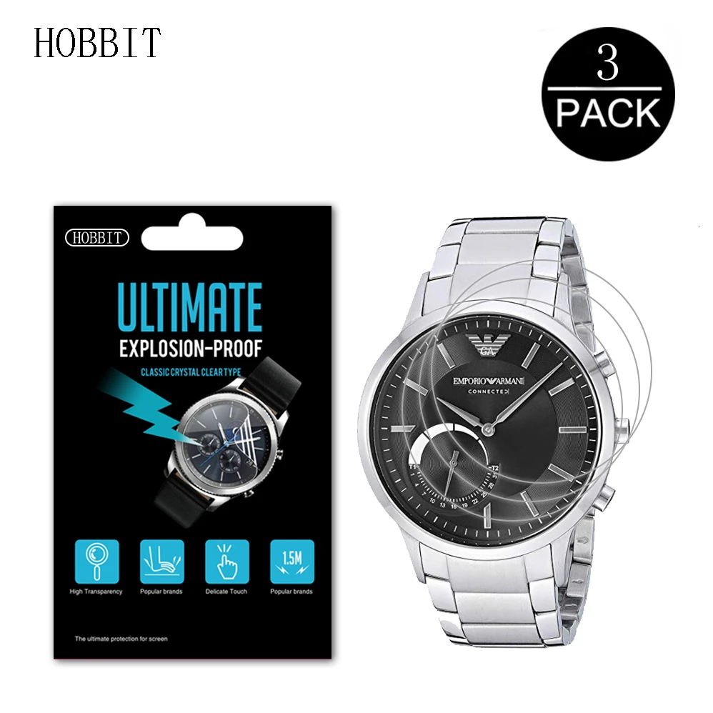 3 упаковки LCD Nano Explorist-proof Film для Armani ART3000 ART3001 ART3004 ART3010 ART3021 ART3028 ART3029 ART3030 Смарт-часы