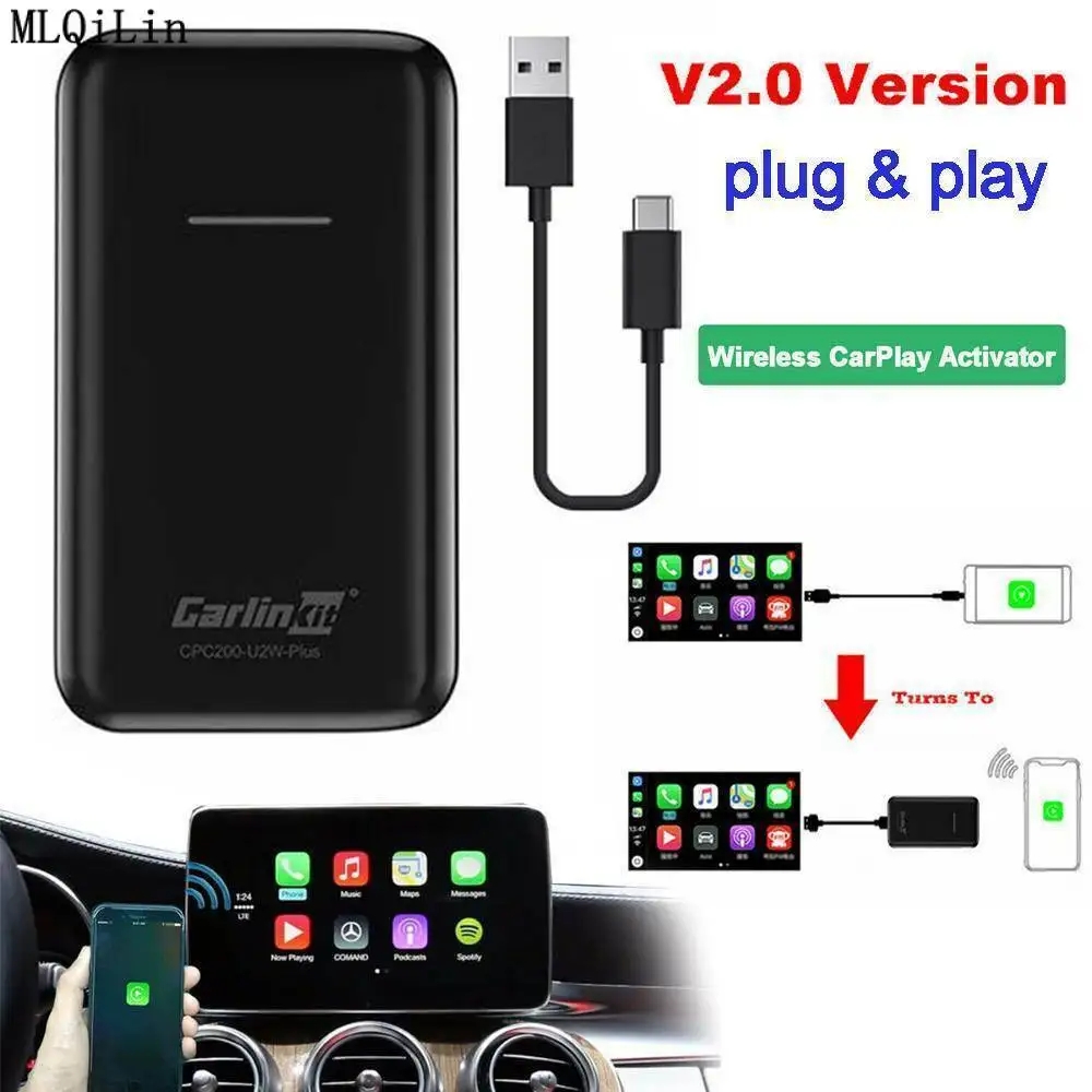 

Carplay Adapter Carlinkit Wireless Smart Link Apple CarPlay For Car Navigation Player USB Connect Module Adapte iPhone Android