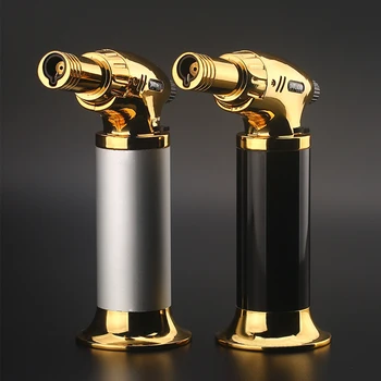 

Professional Kitchen Culinary Torch Portable Windproof Refillable Gas Lighter with Adjustable Flame for Cooking Baking Barbecue
