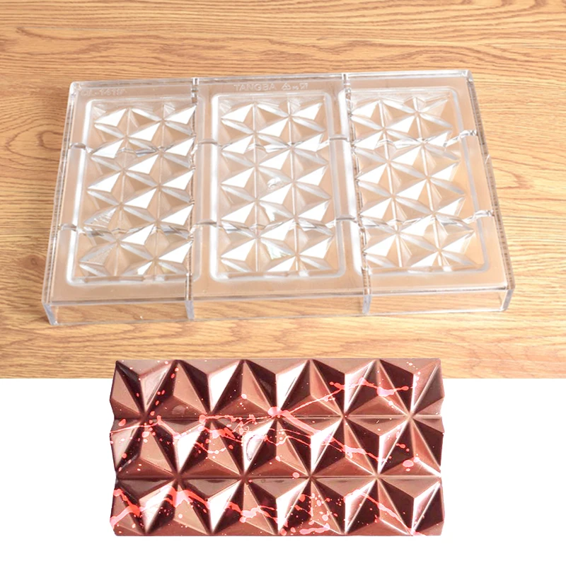 Meibum ромбовидные формы для конфет из поликарбоната формы для шоколада кондитерские изделия десерт украшения Выпекание поднос Кондитерские инструменты поставщики