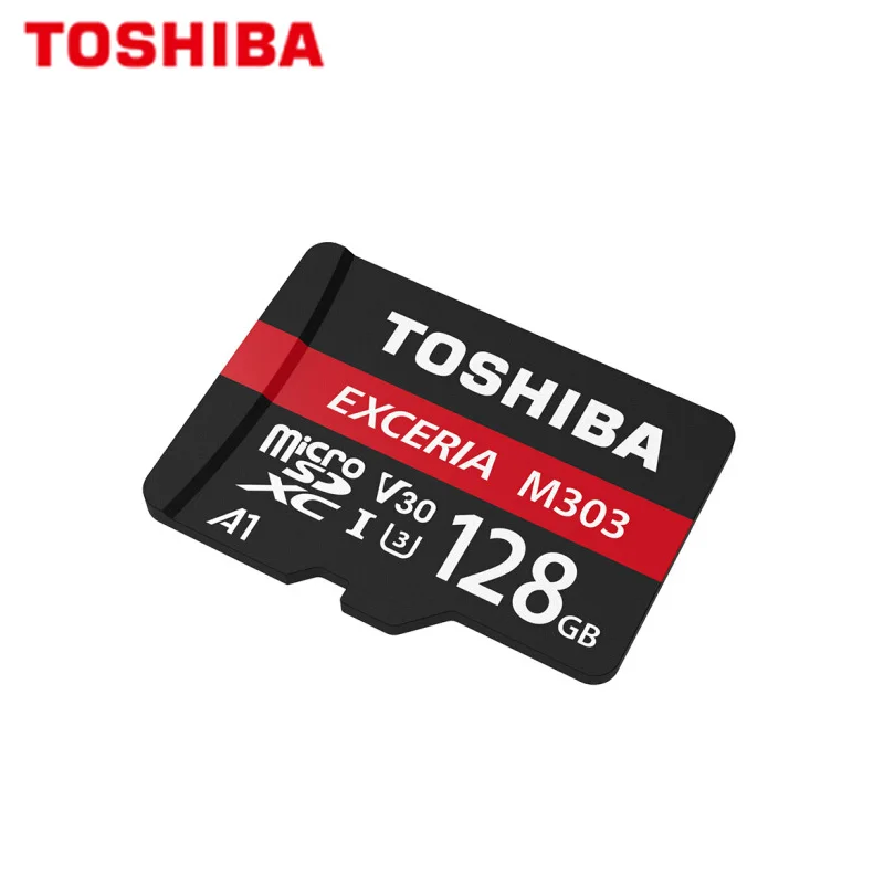 Micro SD карта TOSHIBA EXCERIA M303 256 ГБ 128 Гб 64 Гб SDXC карта памяти A1 U3 V30 класс 10 TF карта Поддержка Официальная проверка