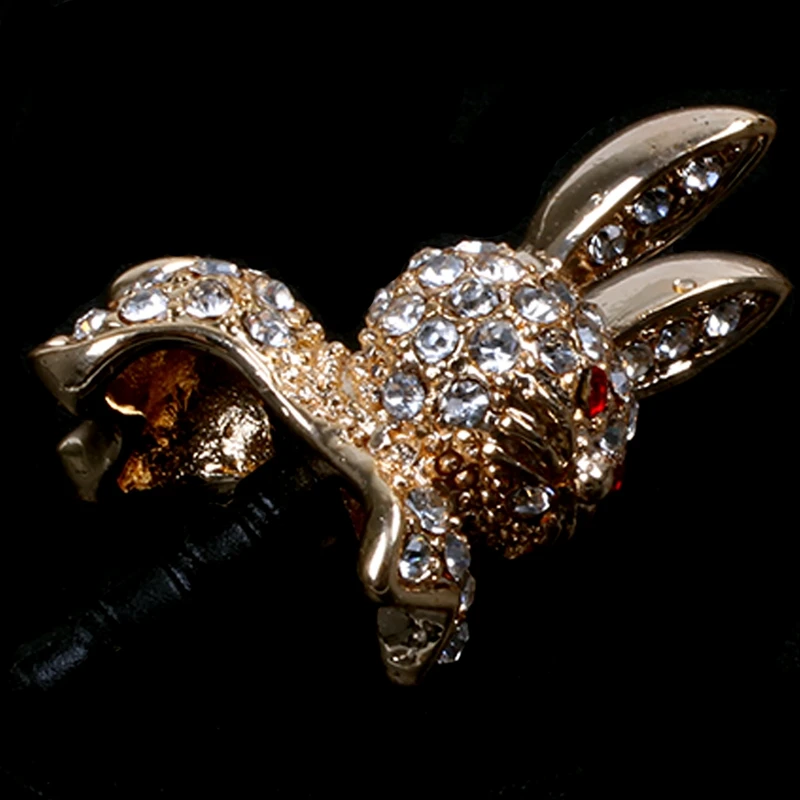 FFYY-Bunny Rabbit 3,5 мм Кристалл Анти Пылезащитная заглушка Bling разъем для наушников блестящие алмазные Стразы заглушка для порта колпачки для наушников-золото