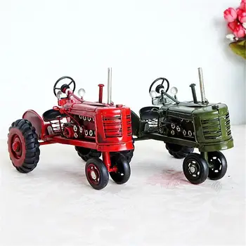 

Creative Home Decoration Iron Model Knick-knacks Vintage Tractor Model Large One Interior Bar Living room Bedroom Decoration