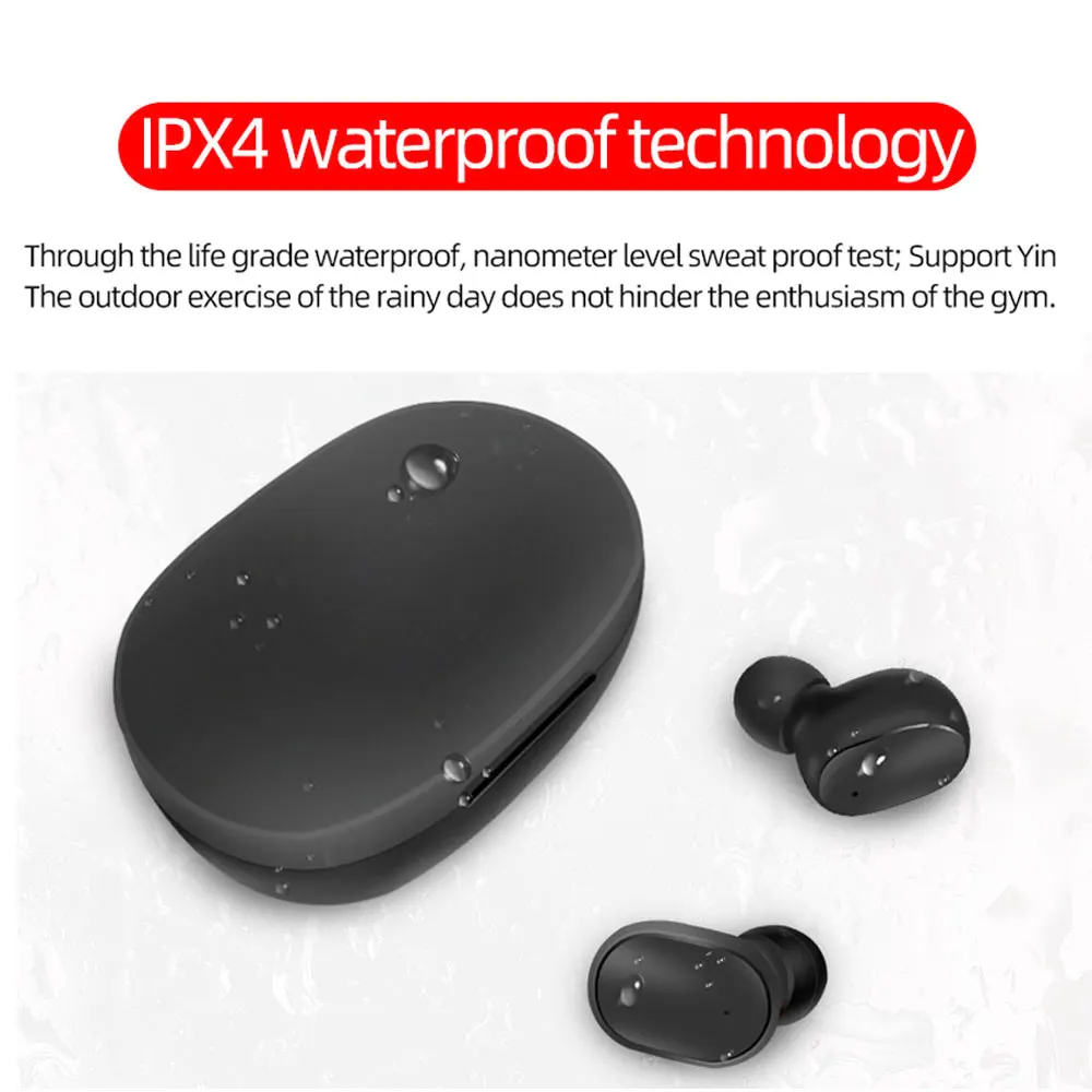 Original A6S TWS Bluetooth Earphones Bluetooth 5.0 Stereo Earbuds With Mic AI Control for Xiaomi Huawei iPhone PK Redmi Airdots  (2)