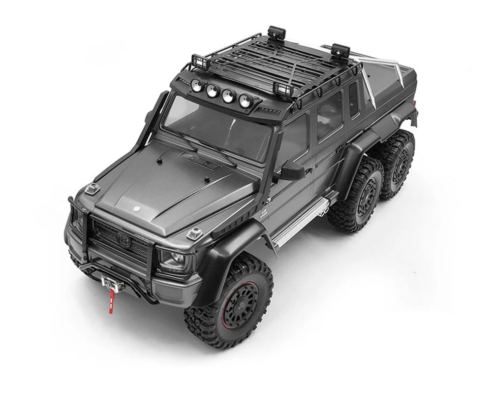 Радиоуправляемый гусеничный Автомобильный багажник на крышу багажника с прожекторами для 1/10 масштаб Traxxass TRX-6 Benzz 6X6 G63 модель игрушки запчасти для грузовиков