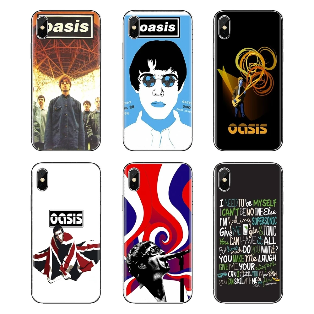 oasis Rain Noel Gallagher For Samsung Galaxy S3 S4 S5 Mini S6 S7 Edge S8 S9 S10 Plus Note 3 4 5 8 9 TPU Transparent Shell Covers |