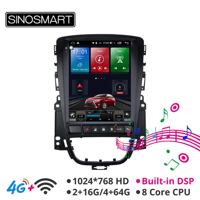 $US $236.60 Sinosmart Andriod 8.1 Tesla style Vetical screen car gps multimedia radio navigation player for Exc
