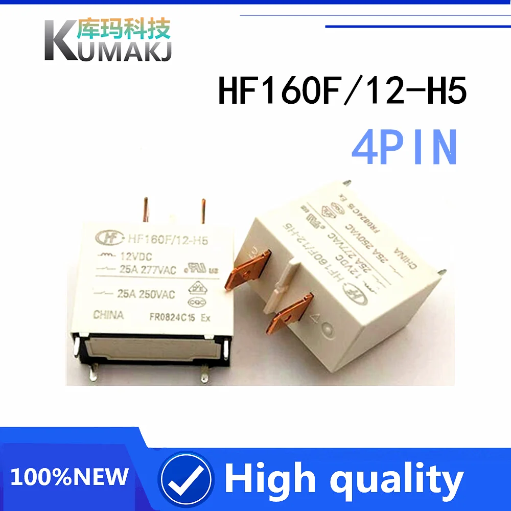 2 шт./лот 100% оригинал Новый реле HF160F/12-H5 HF160F-12-H5 HF160F 12 H5 12-H5 4PIN | Электронные
