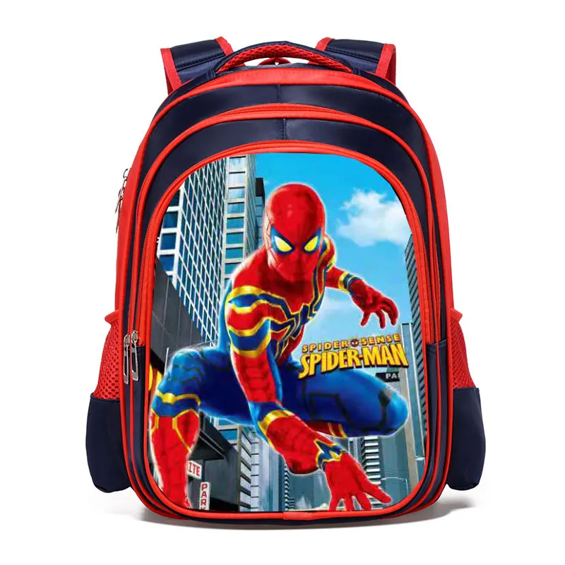3D мультфильм Железный человек Капитан Америка мальчик девочка дети детский сад школьная сумка Подростковая Студенческая рюкзаки