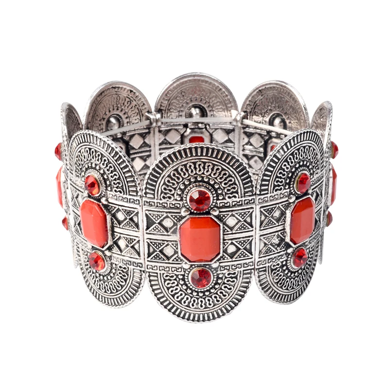 Дизайн модный винтажный старинный серебряный ажурный Широкий Браслет-манжета и браслет для женщин Ретро бразильские ювелирные украшения