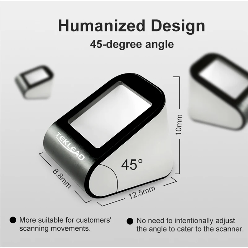 Сканер QR кода для Φ E билетов 1D 2D считыватель штрих кодов Проводной USB простой