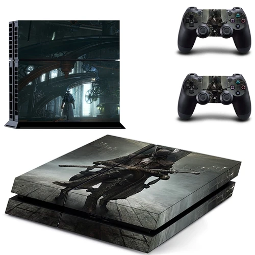 Виниловая Горячая игра Bloodborne крышка наклейки для PS4 playstation 4 консоль и 2 контроллера кожи наклейки игровые аксессуары - Цвет: DPTM1482