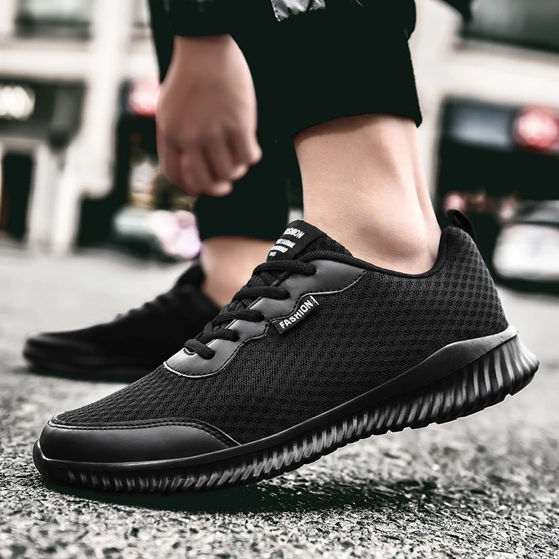 Summer Man Sneakers Mesh Men's Shoes Casual For Men Comfort Breathable Lightweight Walking Big Size 39-48 | Обувь