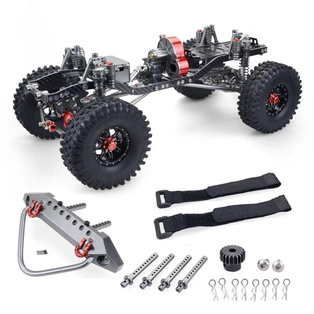 US $217.99 Cnc Aluminum Metal Rc Racing Toy Car Frame For Rc Car 110 Axial Scx10 Wrangler Chassis 313mm Wheelbase Crawler Toy Cars Parts