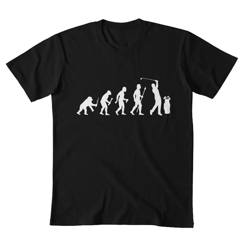 Забавная футболка для гольфа Evolution golf ing golf er man putt fairway pro club wood