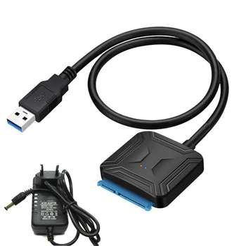 

USB 3.0 To SATA 3 Cable Sata To USB SataIII Adapter Converter Cables Support 2.5'' 3.5 Inch Wired UASP External SSD HDD Adapter