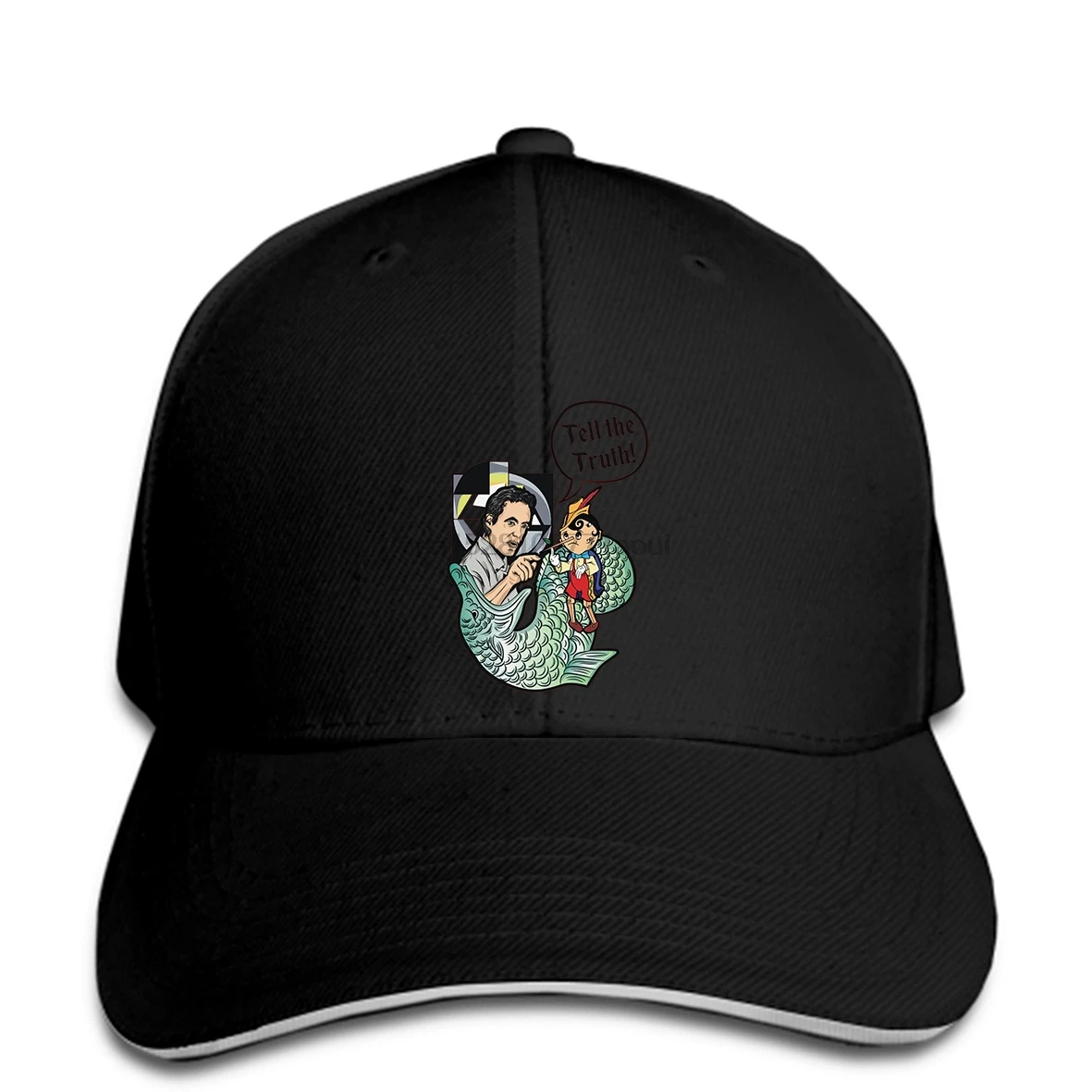 Бейсбольная кепка с принтом Мужская snapbacks Dr. Peterson - TELL THE TRUTH женские и мужские