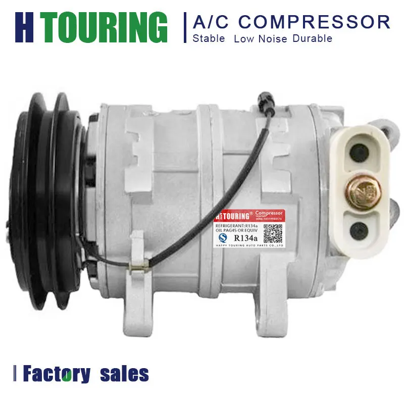 Ac Compressore Dks15Ch 24V 12V Per 2001-2005 Isuzu Npr / Npr-Hd L4 4.8L 506211-7770 506011-9611 506011-9610 8972513411 8972513410