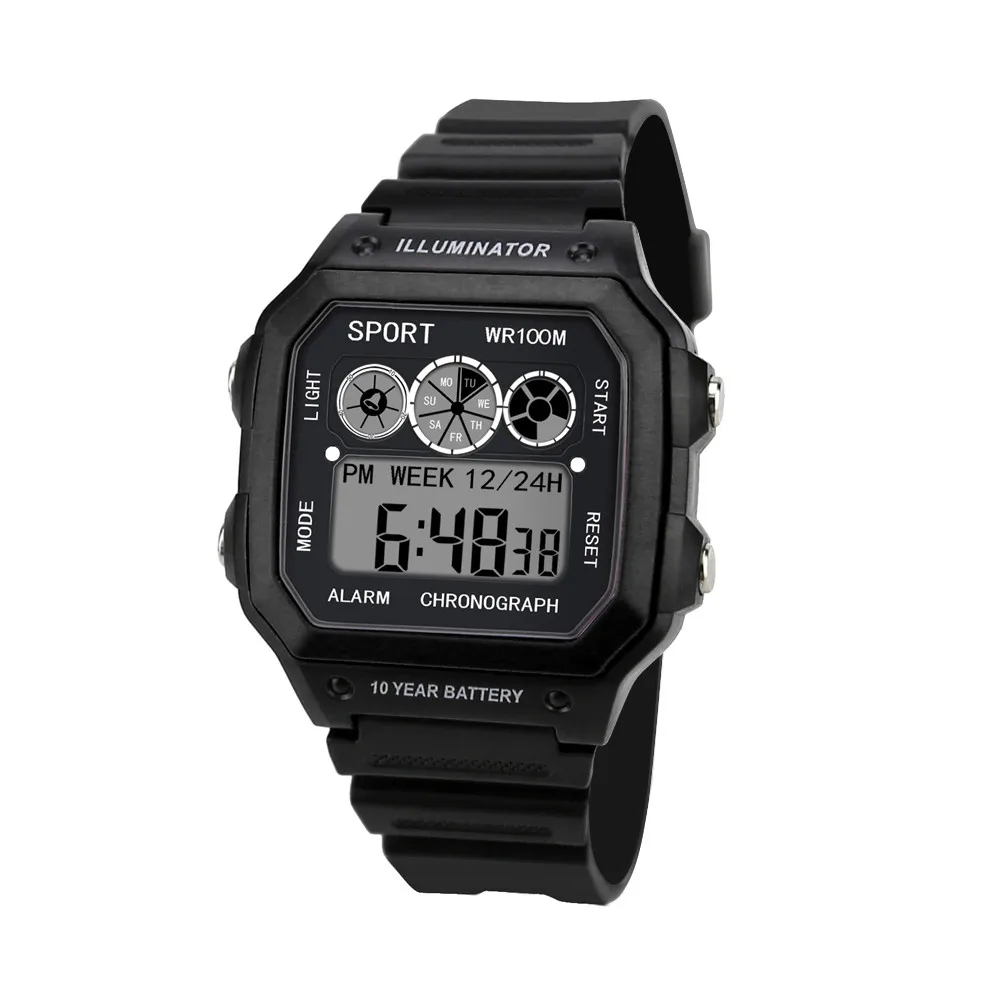 

2019 Men Quartz Watch Luxury Men Analog Digital Military Sport LED Waterproof Wrist Watch Relogio zegarki męskie