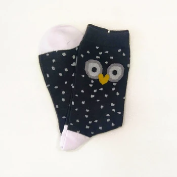 

Socks with face Owl animal for woman fashion size 35-40