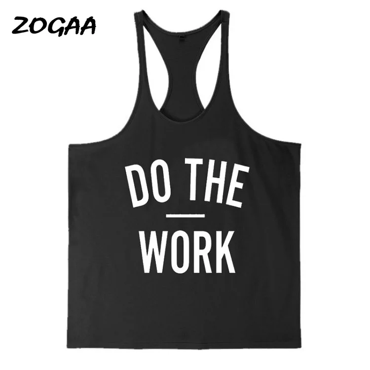 

ZOGAA 2020 new men's summer gym fitness leisure vest fashion men's loose breathable sleeveless sports vest